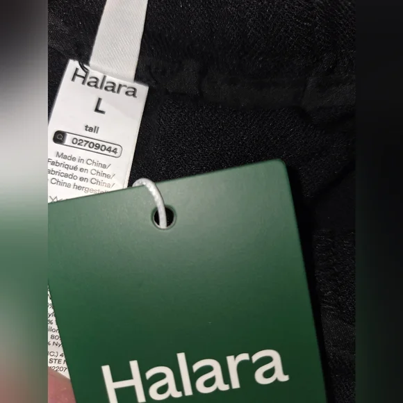 Halara High Waisted Drawstring Wide Leg Casual Linen-Feel Pants "L" - Picture 7 of 10